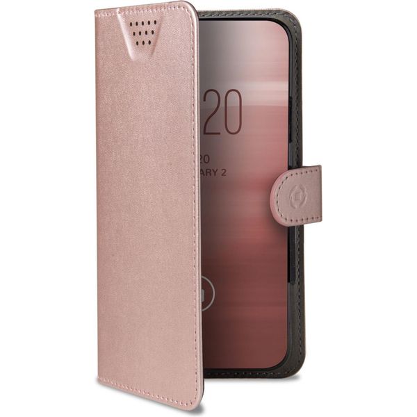 Celly Wally One Xxxl Custodia Per Cellulare 15,2 Cm (6") Custodia Flip A Libro Rosa"-image