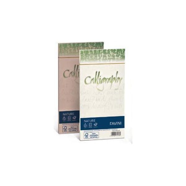 Favini Nature Calligraphy Busta Dl (110 X 220 Mm) Grigio 25 Pz-image