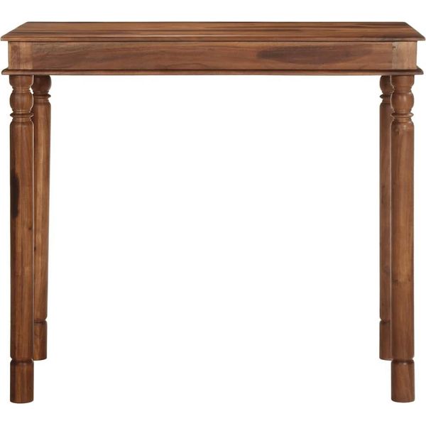 Vidaxl Tavolo Da Bar 120X60X107 Cm In Legno Massiccio Di Acacia-image