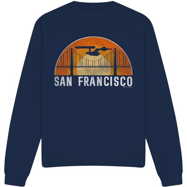 Star Trek - Felpa "San Francisco Trek"" Per Bambini/Ragazzi Unisex TV12081 (S) (Marineblau)"-image
