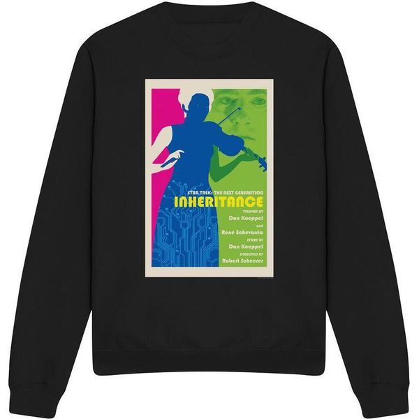 Star Trek - "The Next Generation Stagione 7 Episodio 10"" Felpa FüR Herren/Damen Unisex TV11994 (M) (Schwarz)"-image