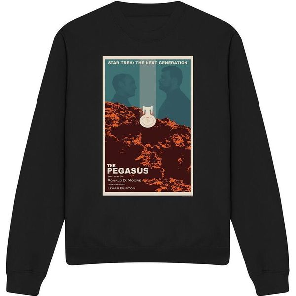 Star Trek - "The Next Generation Stagione 7 Episodio 12"" Felpa Per Bambini/Ragazzi Unisex TV11998 (Xl) (Schwarz)"-image