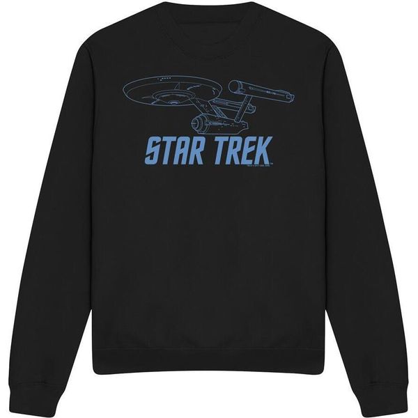 Star Trek - Felpa "Enterprise"" Per Uomo/Donna Unisex TV12328 (S) (Nero)"-image