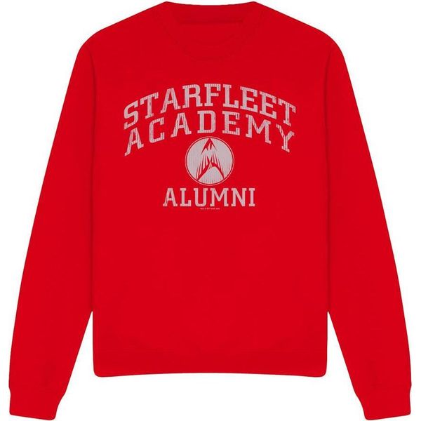 Star Trek - Felpa "Alumni"" Per Uomo/Donna Unisex TV12366 (Xl) (Rosso)"-image