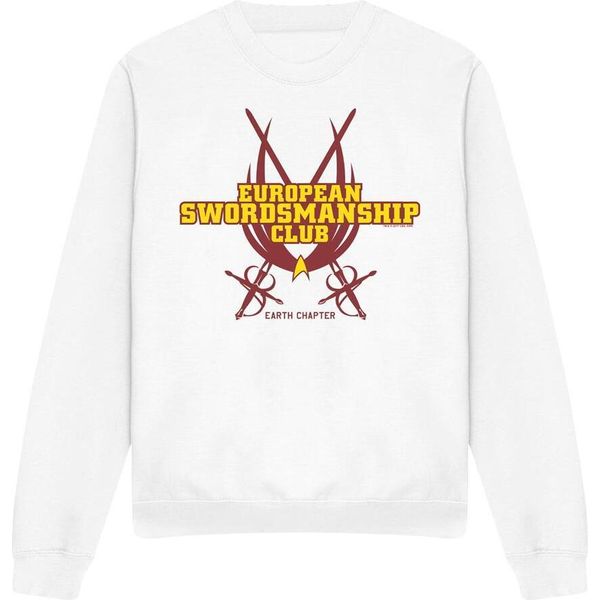 Star Trek - Felpa "Swordsmanship Club"" Per Bambini/Donne Unisex TV12353 (S) (Weiß)"-image