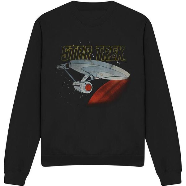 Star Trek - Felpa "Enterprise"" Per Uomo/Donna Unisex TV12307 (L) (Nero)"-image
