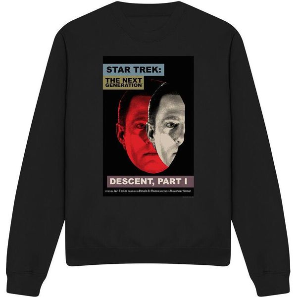 Star Trek - "The Next Generation Stagione 6 Episodio 26"" Felpa Per Bambini/Ragazzi Unisex TV11973 (Xl) (Schwarz)"-image