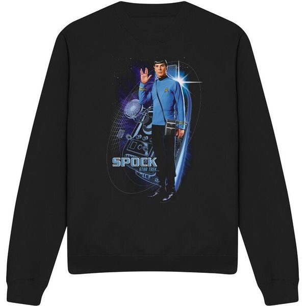 Star Trek - Felpa "Galactic"" Per Uomini/Donne Unisex TV12381 (Xl) (Nero)"-image
