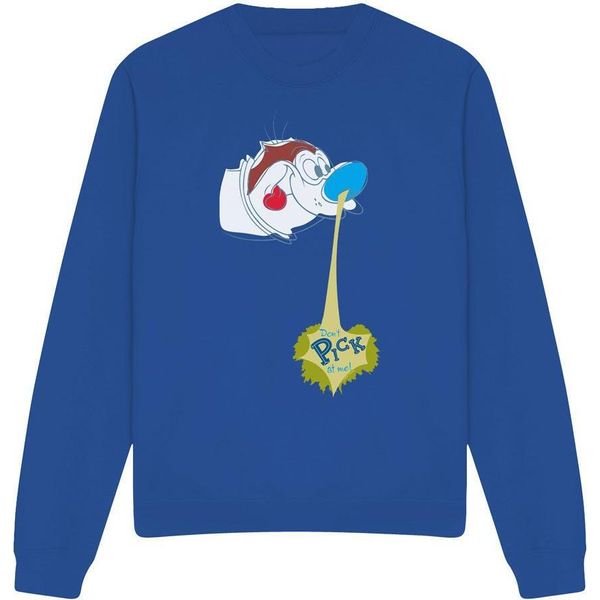 Ren & Stimpy - Felpa "Non Prendermi In Giro!"" Per Uomo/Donna Unisex TV12726 (M) (Blu Reale)"-image