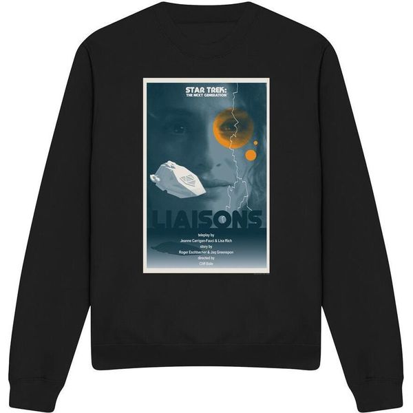 Star Trek - "The Next Generation Season 7 Episode 2"" Felpa FüR Herren/Damen Unisex TV11977 (M) (Schwarz)"-image