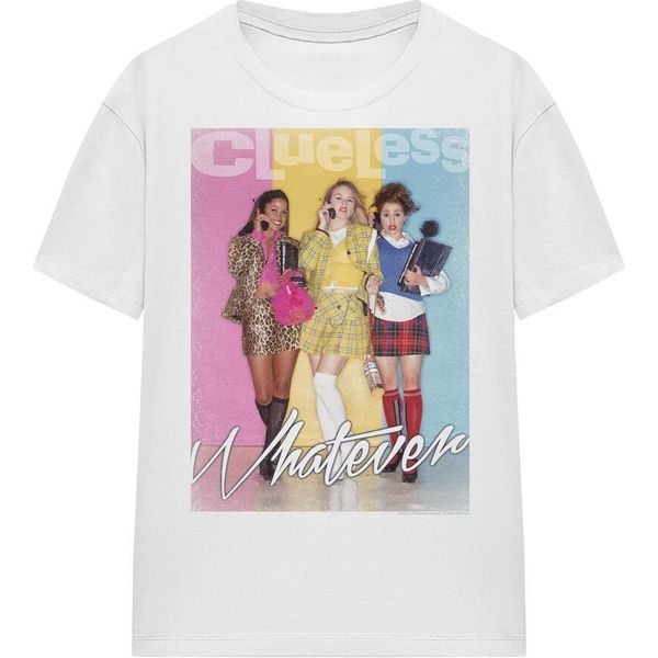 Clueless - Maglietta "Whatever"" Per Uomo/Donna Unisex TV15553 (Xl) (Bianco)"-image