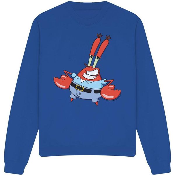 Spongebob Squarepants - Felpa "Mr Krabby"" Per Uomo/Donna Unisex TV12831 (Xl) (Blu Reale)"-image