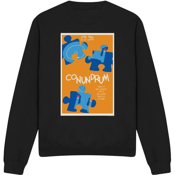 Star Trek - "The Next Generation Stagione 5 Episodio 14"" Felpa Per Bambini/Ragazzi Unisex TV11898 (Xl) (Schwarz)"-image