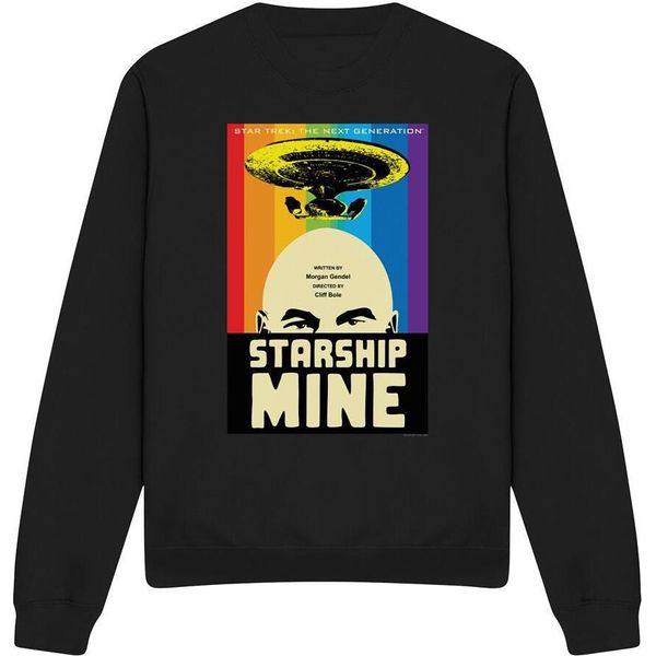 Star Trek - "The Next Generation Stagione 6 Episodio 18"" Felpa Per Bambini/Ragazzi Unisex TV11956 (Xxl) (Schwarz)"-image