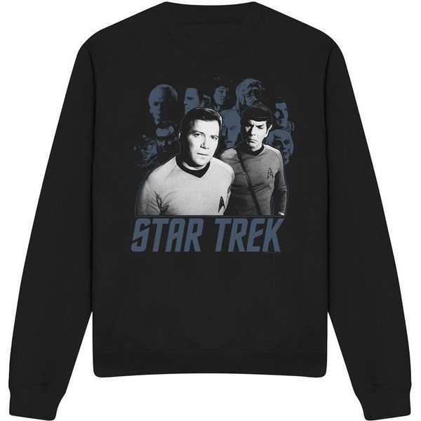 Star Trek - Felpa "Kirk Spock & Company"" Per Uomo/Donna Unisex TV12329 (M) (Nero)"-image