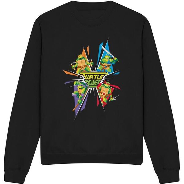 Teenage Mutant Ninja Turtles - Felpa "Turtle Power"" Per Bambini/Ragazzi Unisex TV12760 (L) (Schwarz)"-image