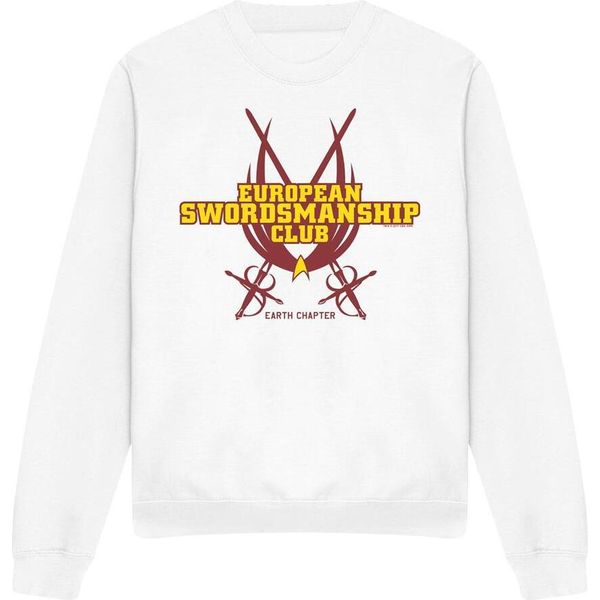 Star Trek - Felpa "Swordsmanship Club"" Per Uomini/Donne Unisex TV12353 (Xl) (Bianco)"-image