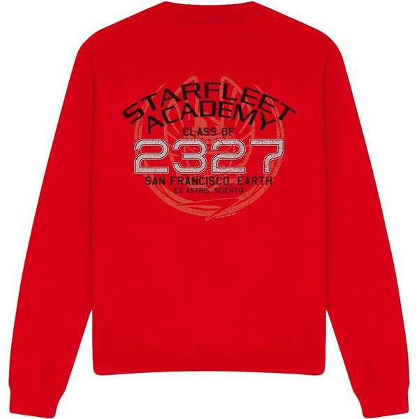 Star Trek - Felpa "Graduation"" Per Uomini/Donne Unisex TV12344 (Xxl) (Rosso)"-image