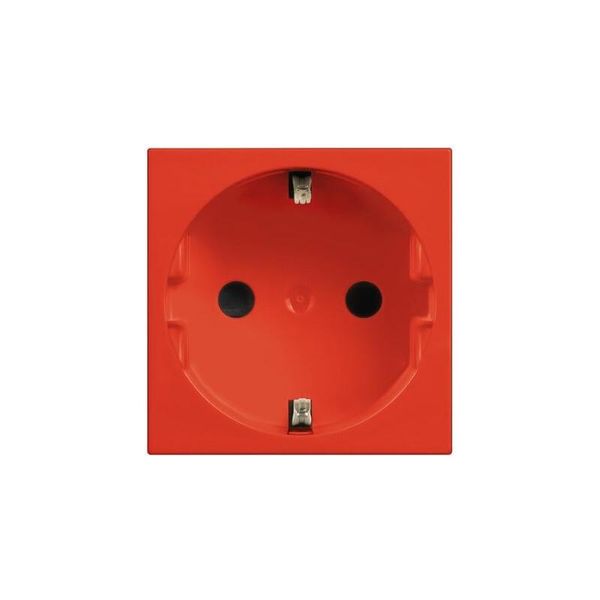 Contatto Shuko 2P+E 16A Con La Protezione Dei Bambini Classia Legrand - Rosso-image