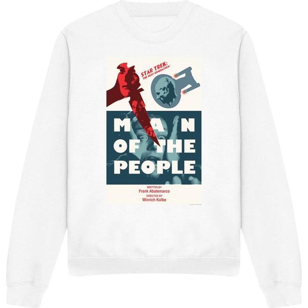 Star Trek - "The Next Generation Stagione 6 Episodio 3"" Felpa Per Bambini/Donne Unisex TV11927 (Xl) (Bianco)"-image