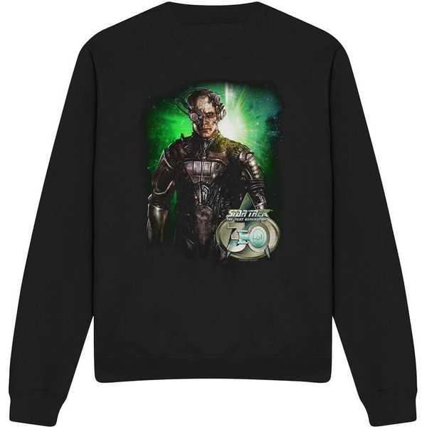 Star Trek - Felpa "Borg 30"" Per Uomo/Donna Unisex TV12045 (S) (Nero)"-image