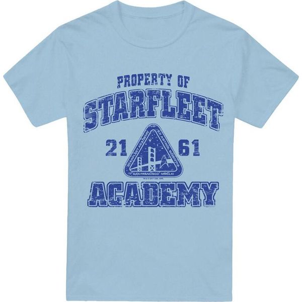 Star Trek - Maglietta "Old School"" Da Uomo TV5937 (M) (Azzurro)"-image