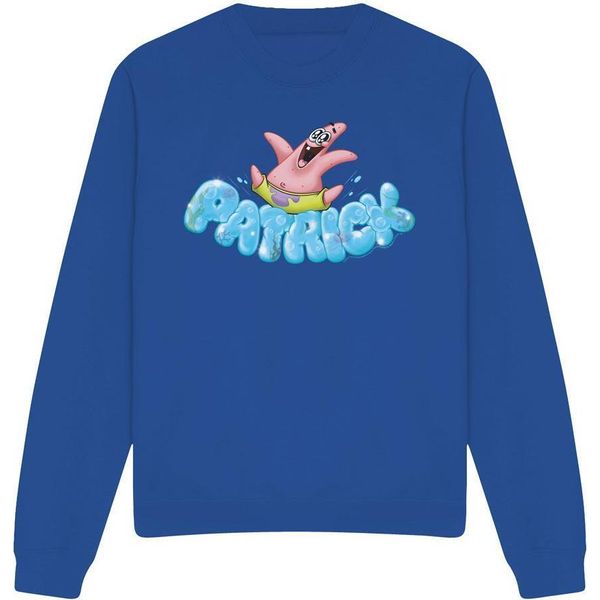 Spongebob Squarepants - Felpa "Happy Go Lucky"" Per Uomo/Donna Unisex TV12827 (S) (Blu Reale)"-image