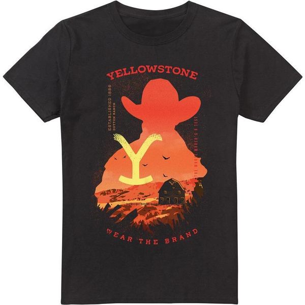 Yellowstone - Maglietta "Wear The Brand"" Per Bambini TV13411 (5XL) (Schwarz)"-image