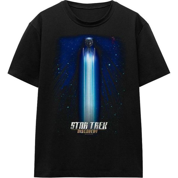 Star Trek: Discovery - Maglietta "Beams"" Per Uomo/Donna Unisex TV16111 (L) (Nero)"-image