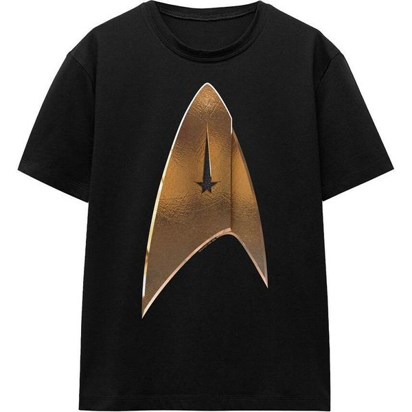Star Trek: Discovery - Maglietta "Command Shield"" Per Uomo/Donna Unisex TV16113 (L) (Nero)"-image