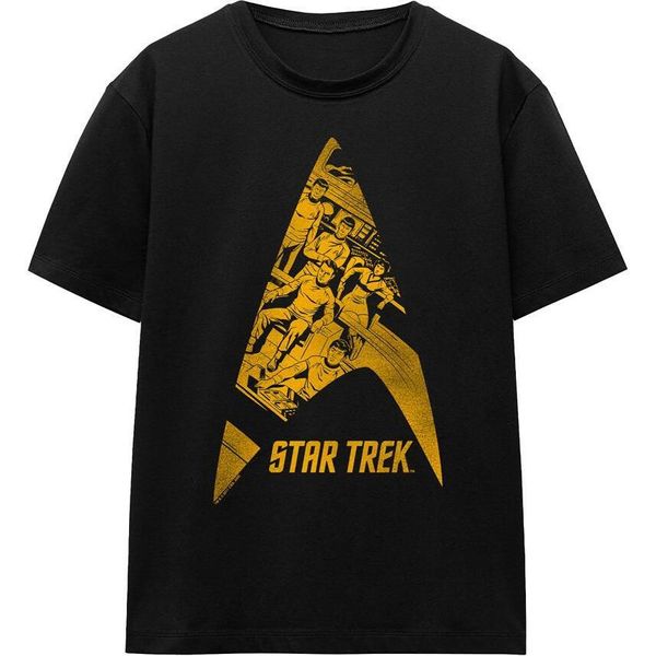 Star Trek - Maglietta "Delta Crew"" Per Uomo/Donna Unisex TV16109 (Xl) (Nero)"-image