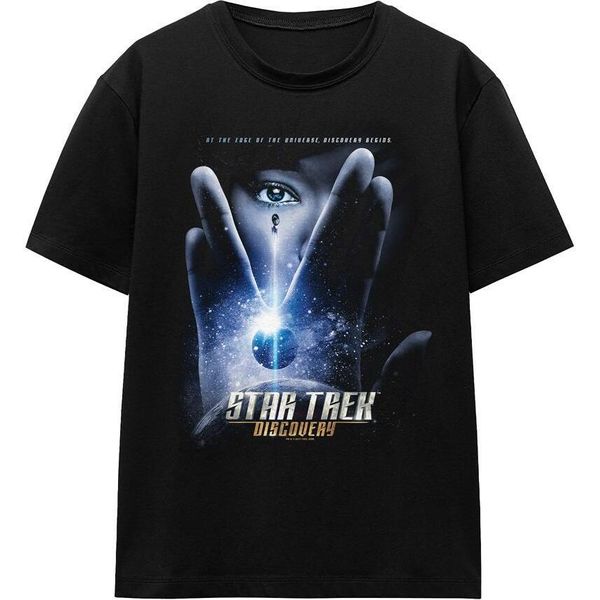 Star Trek: Discovery - Maglietta "Discovery Begins"" Per Uomo/Donna Unisex TV16115 (Xxl) (Nero)"-image