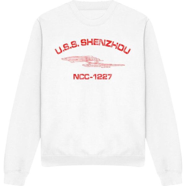 Star Trek - Felpa "Shenzhou Athletic"" Per Uomo/Donna Unisex TV12066 (M) (Bianco)"-image