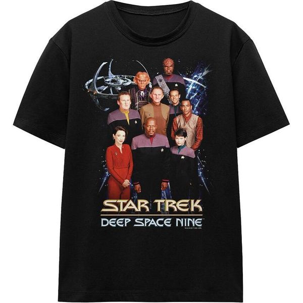 Star Trek - Maglietta "DS9"" Per Uomo/Donna Unisex TV16131 (Xxl) (Nero)"-image