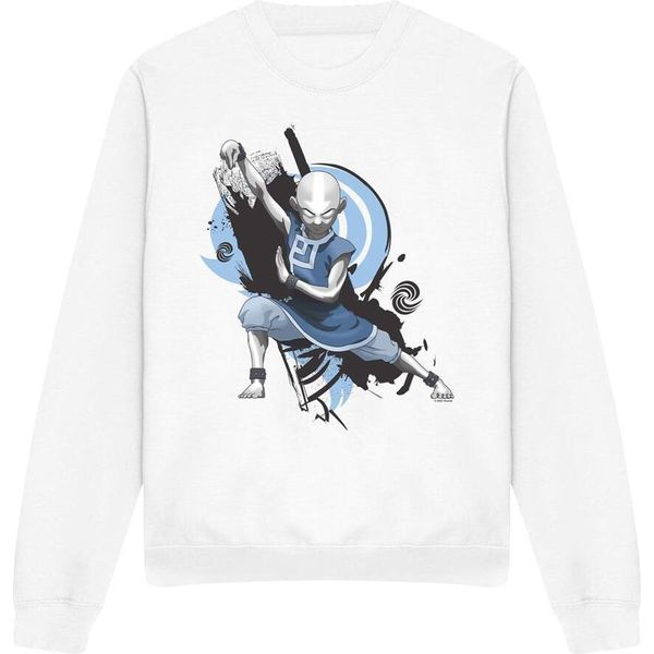 Avatar: The Last Airbender - Felpa "Energybending"" Per Uomo/Donna Unisex TV12850 (S) (Bianco)"-image