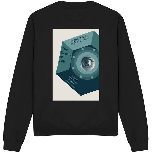 Star Trek - "The Next Generation Season 6 Episode 9"" Felpa FüR Herren/Damen Unisex TV12032 (M) (Schwarz)"-image