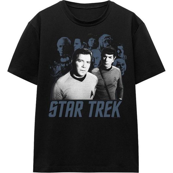 Star Trek - Maglietta "Kirk Spock & Company"" Per Uomo/Donna Unisex TV16183 (M) (Nero)"-image