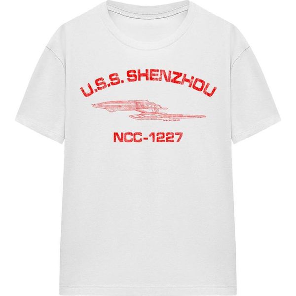 Star Trek - Maglietta "Shenzhou Athletic"" Per Uomo/Donna Unisex TV16234 (S) (Bianco)"-image