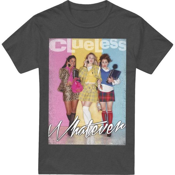 Clueless - Maglietta "Whatever"" Per Uomo/Donna Unisex TV15287 (Xxl) (Charcoal)"-image