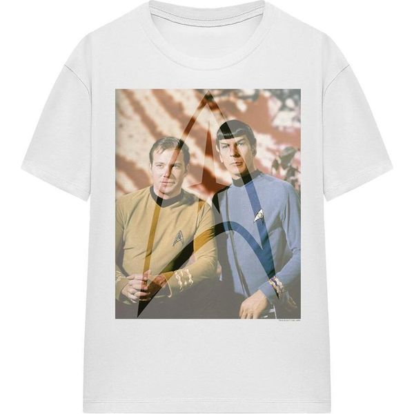 Star Trek - Maglietta "Classic Duo"" Per Uomo/Donna Unisex TV16092 (Xl) (Bianco)"-image