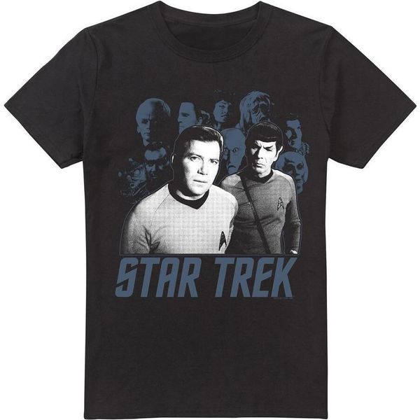 Star Trek - Maglietta "Kirk Spock & Company"" Da Uomo TV5894 (Xl) (Nero)"-image