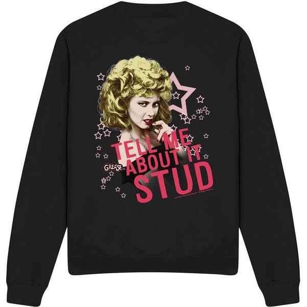 Grease - Felpa "Tell Me About It Stud"" FüR Herren/Damen Unisex TV13042 (Xl) (Schwarz)"-image