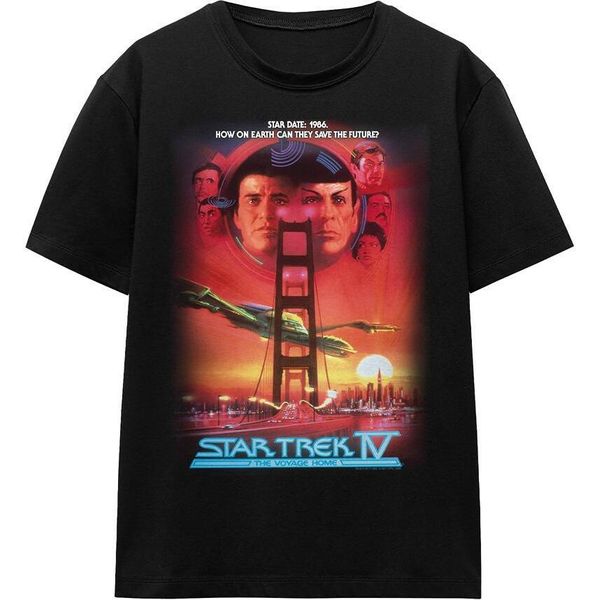 Star Trek - Maglietta "The Voyage Home"" Per Uomo/Donna Unisex TV16282 (S) (Nero)"-image