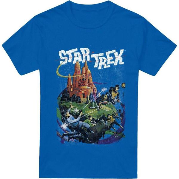 Star Trek - Maglietta "Battle"" Da Uomo TV13587 (3XL) (Blu Reale)"-image