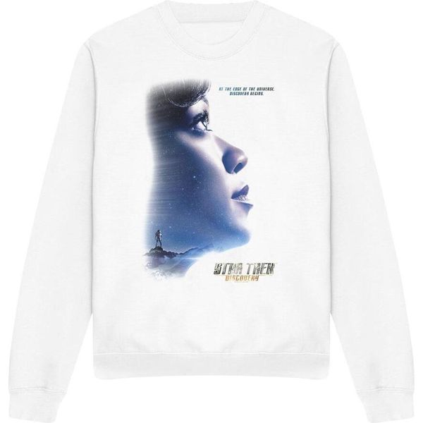 Star Trek: Discovery - Felpa "Discovery Begins"" Per Bambini/Ragazzi Unisex TV12051 (Xxl) (Weiß)"-image