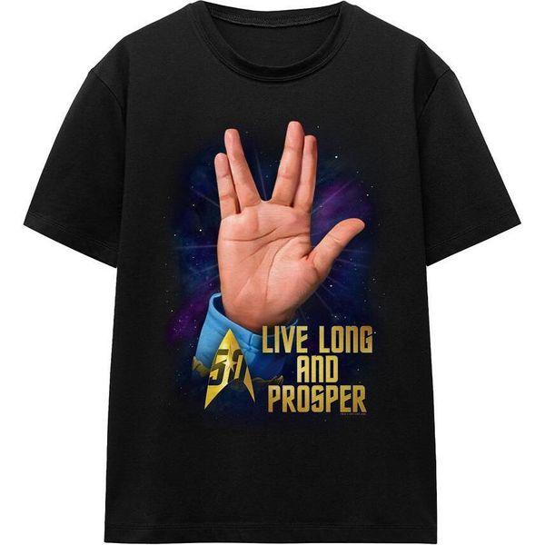 Star Trek - Maglietta "Llap 50"" Per Uomo/Donna Unisex TV16189 (Xxl) (Nero)"-image