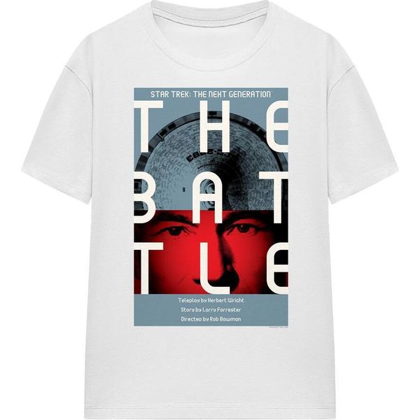 Star Trek - Maglietta "The Next Generation Stagione 1 Episodio 9"" Per Uomo/Donna Unisex TV16338 (Xl) (Bianco)"-image