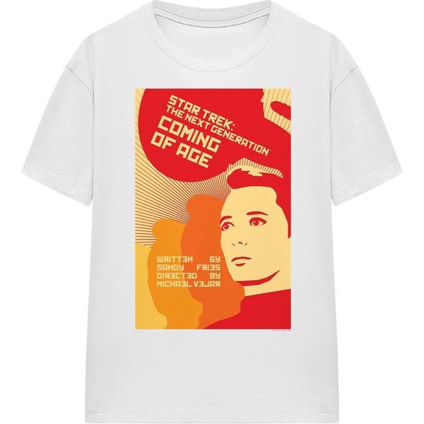 Maglietta Star Trek - "The Next Generation Stagione 1 Episodio 19"" Per Uomo/Donna Unisex TV16308 (Xl) (Bianco)"-image
