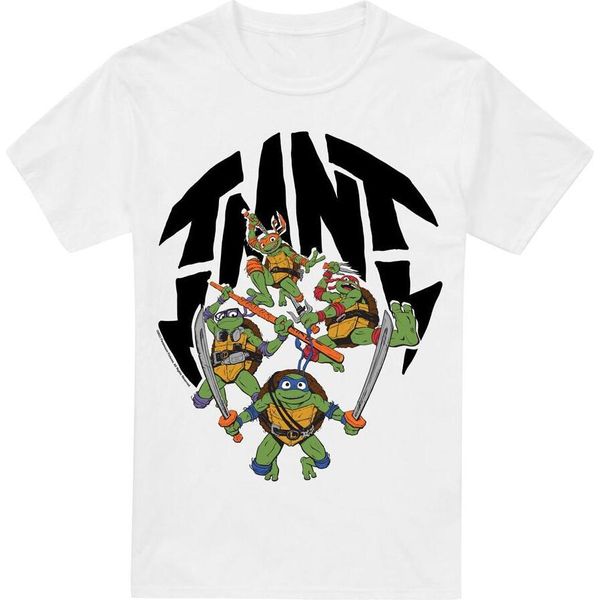 Teenage Mutant Ninja Turtles - Maglietta "Mutant Mayhem"" Da Uomo TV6397 (Xl) (Bianco)"-image