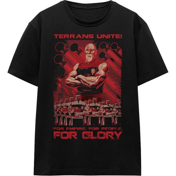 Star Trek - Maglietta "Terran Unite"" Per Uomo/Donna Unisex TV16255 (Xxl) (Nero)"-image